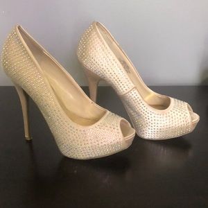 Rhinestone heels